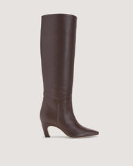 womens-knee-high-banana-heel-boot-dark-brown | primary