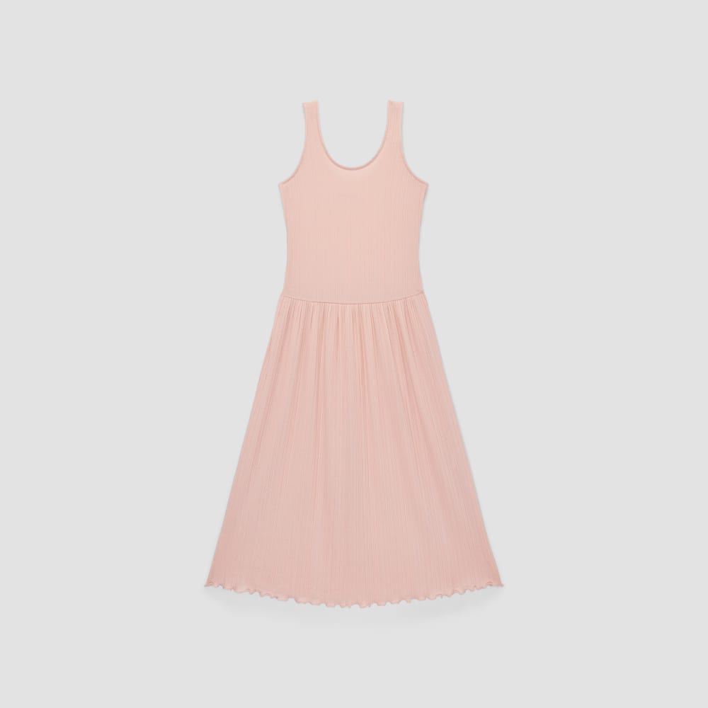 womens-rib-soft-knit-scoop-neck-dress-petal-pink | alt