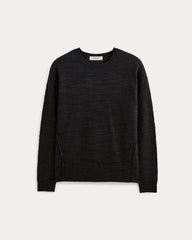 womens-slouch-sweater-cotton-linen-black | alt