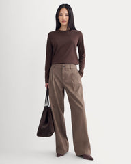womens-essential-slim-long-sleeve-crew-dark-chocolate