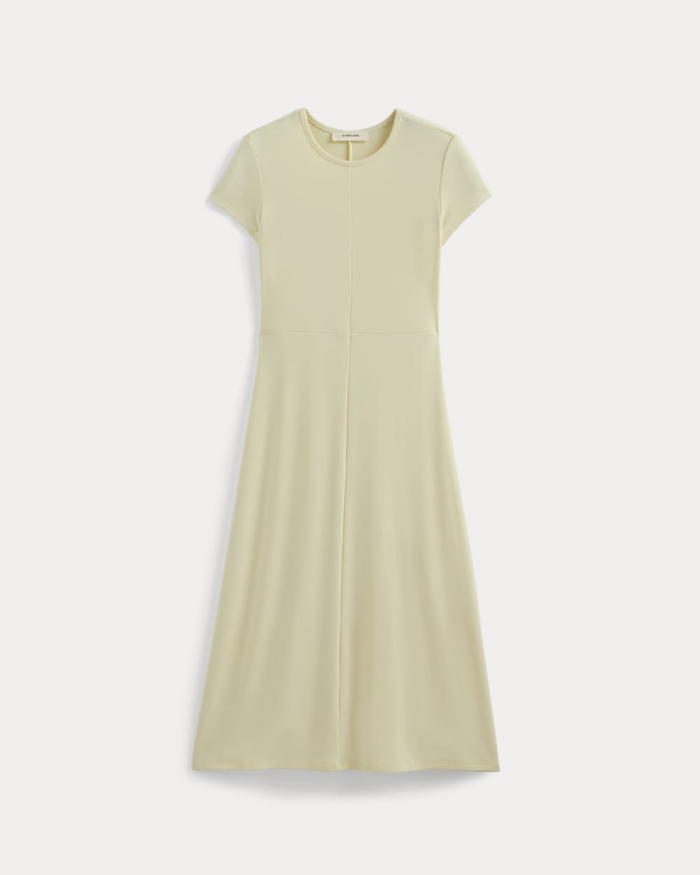 womens-midi-tee-dress-in-butterknit-light-yellow | alt