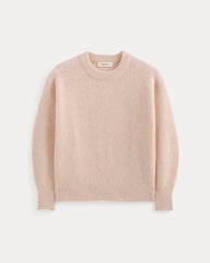 womens-alpaca-ribbed-cocoon-crew-soft-rose | alt
