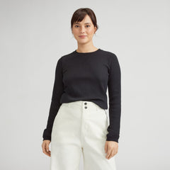 womens-organic-ctn-waffle-ls-crew-washed-black | primary
