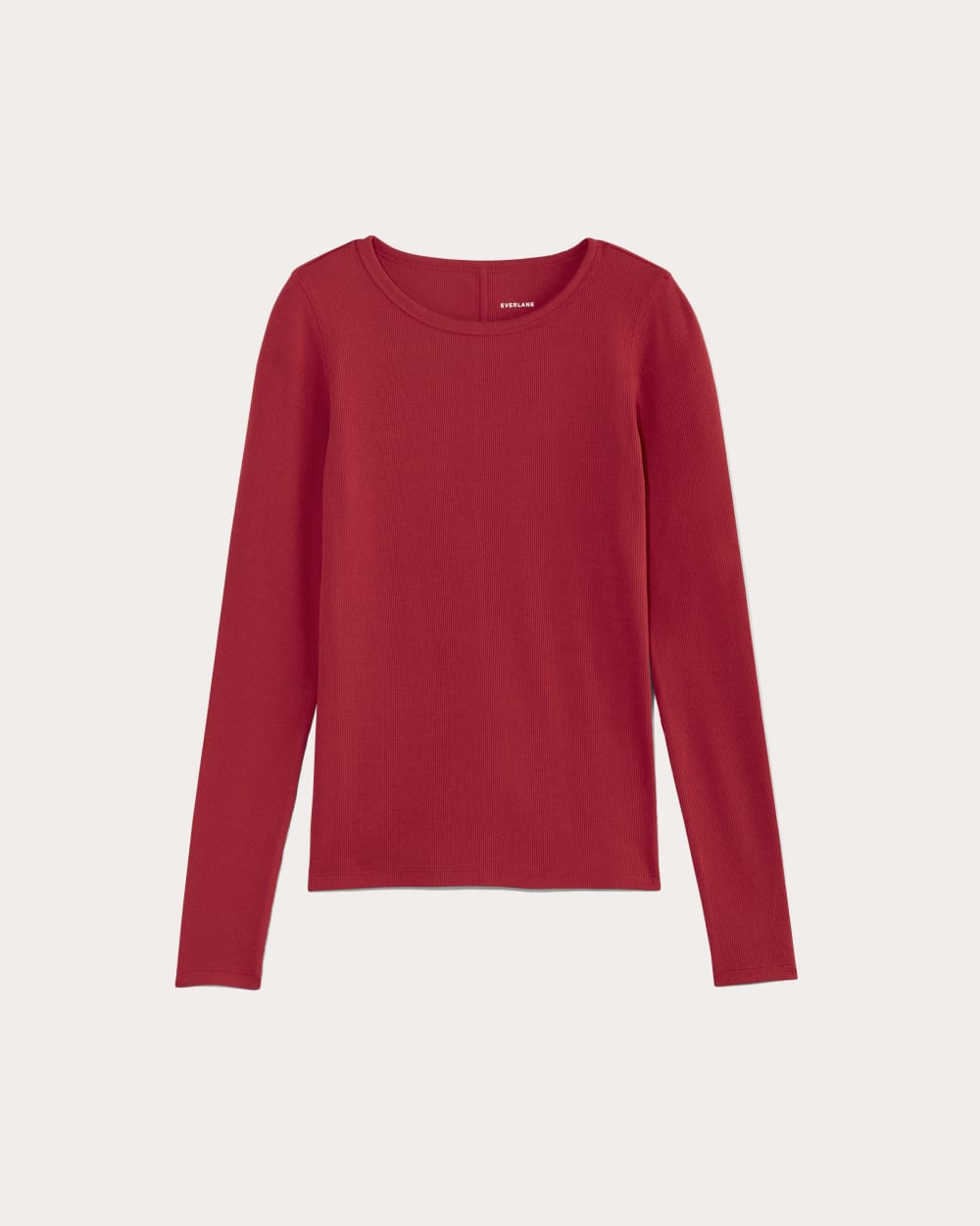 womens-supima-rib-long-sleeve-crew-berry-red | alt