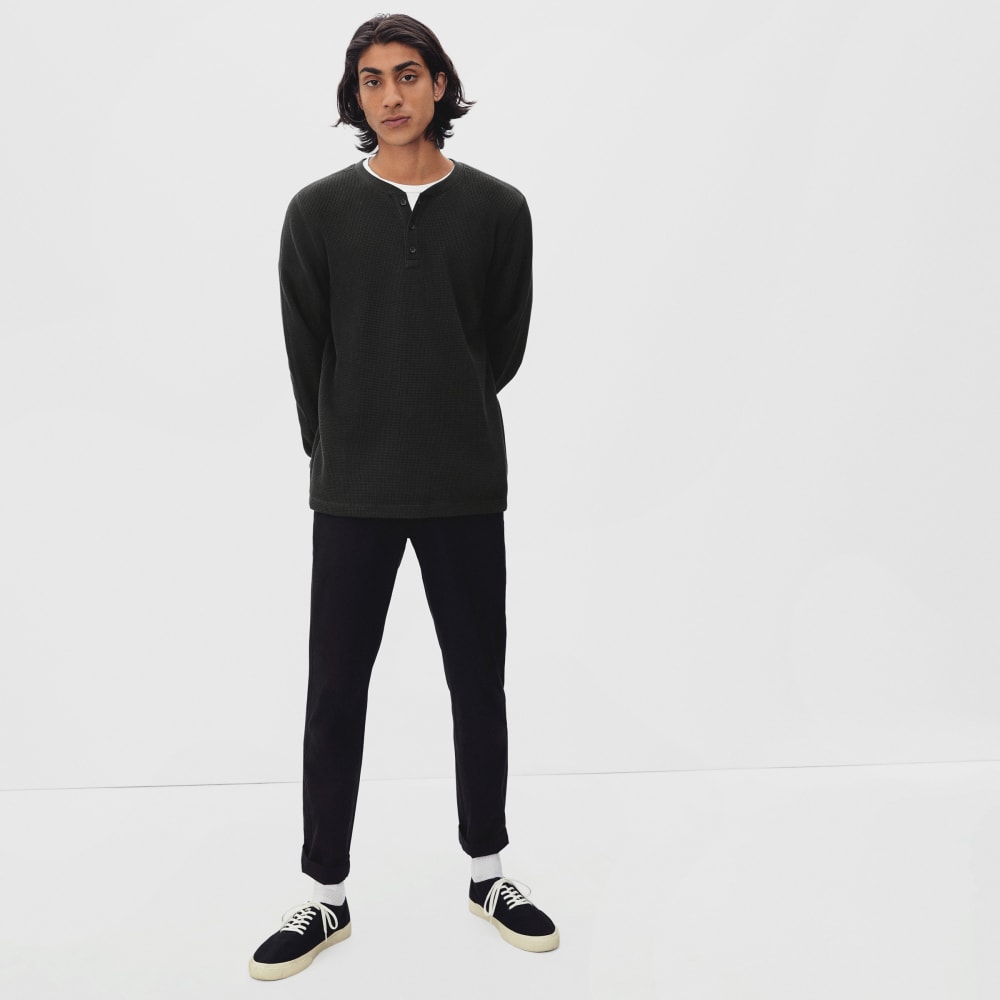 mens-waffle-henley-black