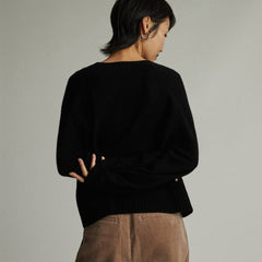 womens-recashmere-cropped-crew-sweater-black