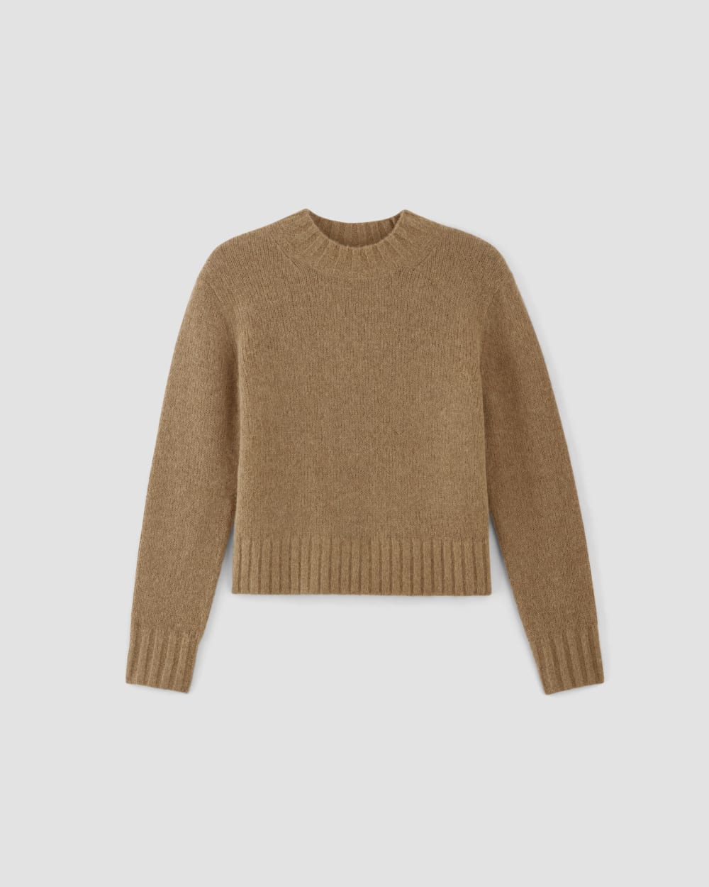 womens-alpaca-cropped-crewneck-sweater-tigers-eye-brown | alt