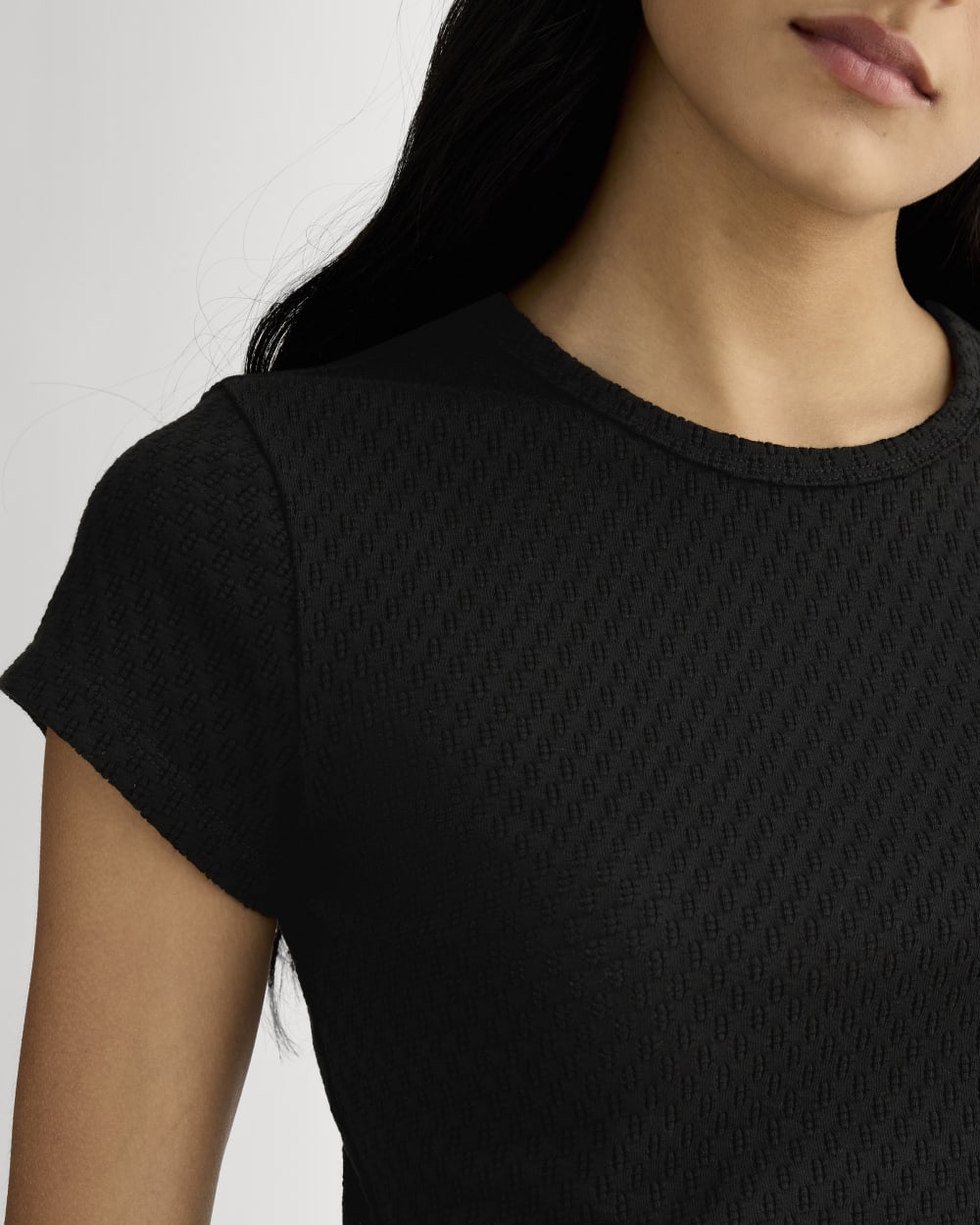 womens-pointelle-short-sleeve-tee-black