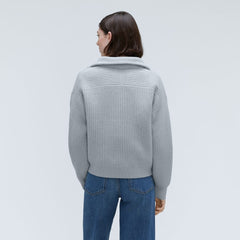 womens-felted-merino-halfzip-sweater-sky-blue
