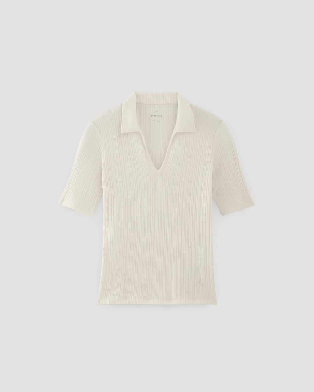 womens-rib-soft-knit-open-collar-polo-bone | alt