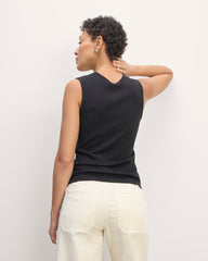 womens-tencel-rib-shimmy-tank-black
