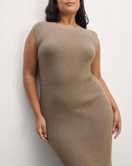 womens-midi-dress-everyday-cotton-heather-taupe | alt