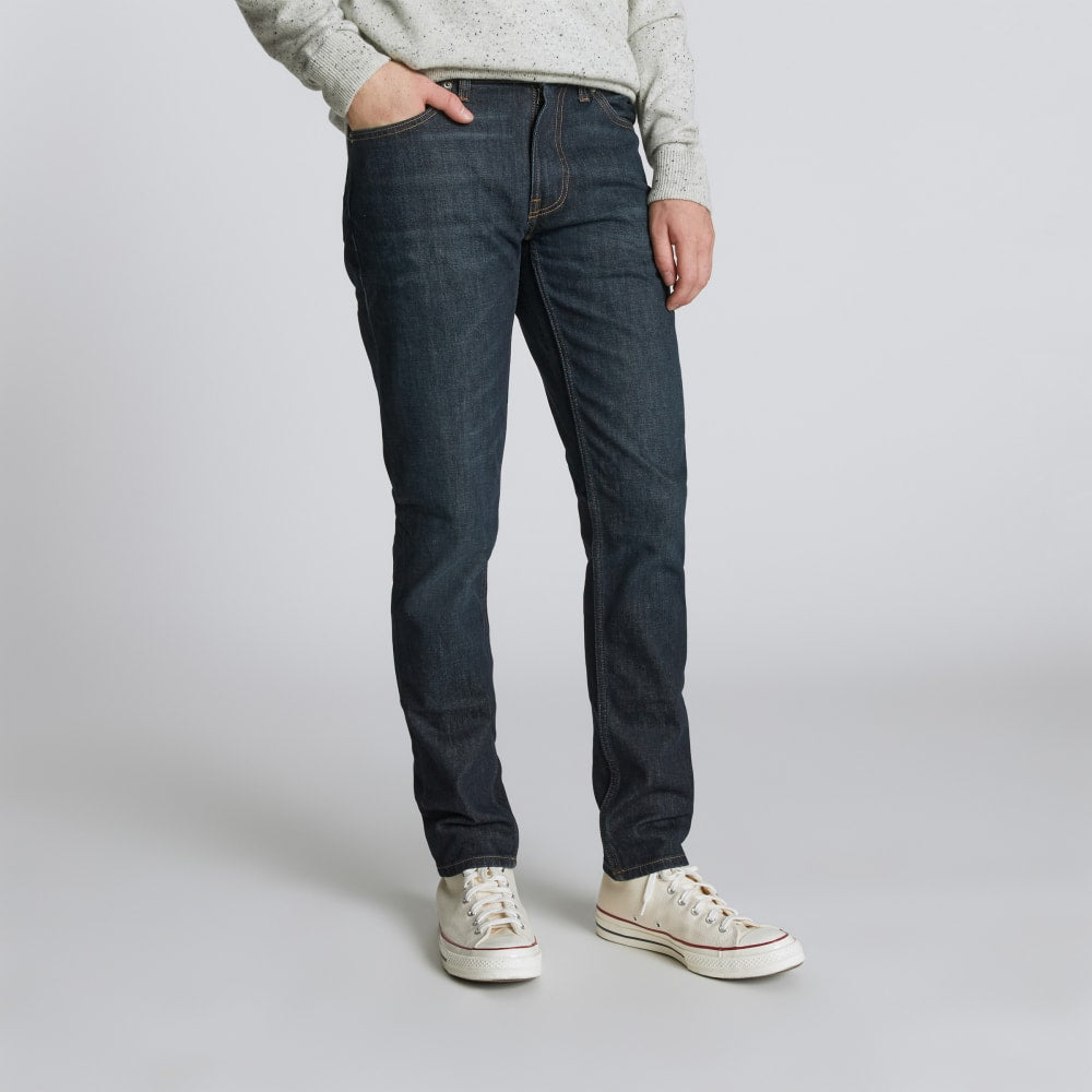 mens-organic-slim-fit-jean-broken-in-blue | primary
