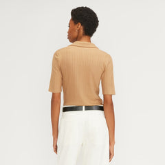 womens-riib-soft-knit-open-collar-polo-caramel