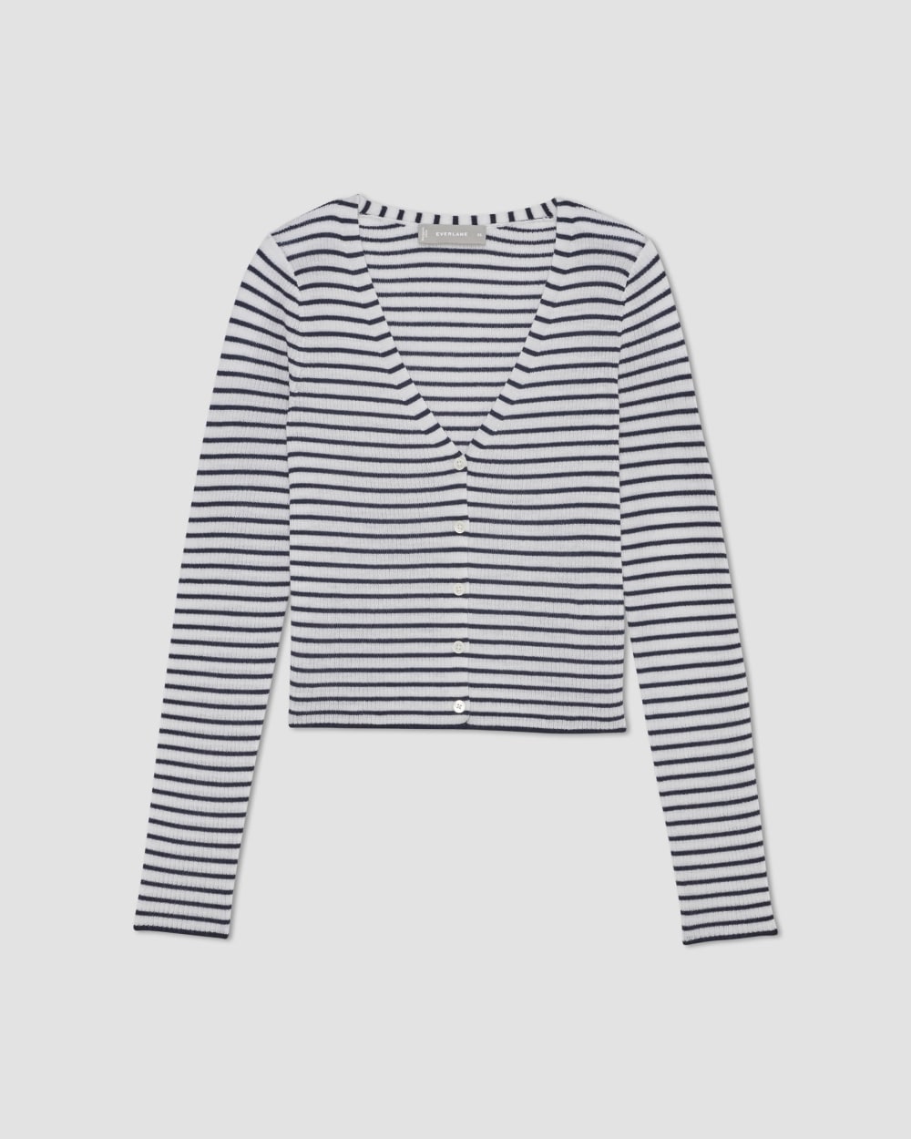 womens-ultrafine-merino-ribbed-cardigan-bone-navy | alt