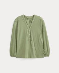 womens-air-v-neck-henley-sagebrush | alt