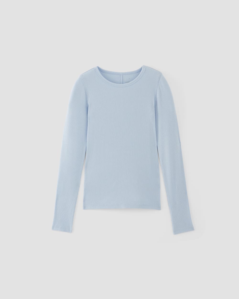 womens-supima-rib-long-sleeve-crew-chambray | alt
