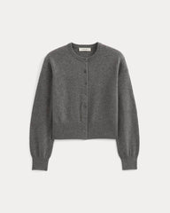 womens-cashmere-in-cropped-cardigan-heather-charcoal | alt