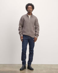 mens-felted-merino-half-zip-sweater-taupe-melange