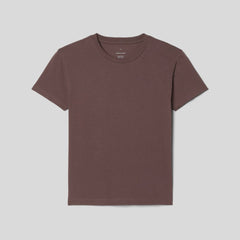 womens-organic-cotton-box-cut-tee-chocolate-brown | alt