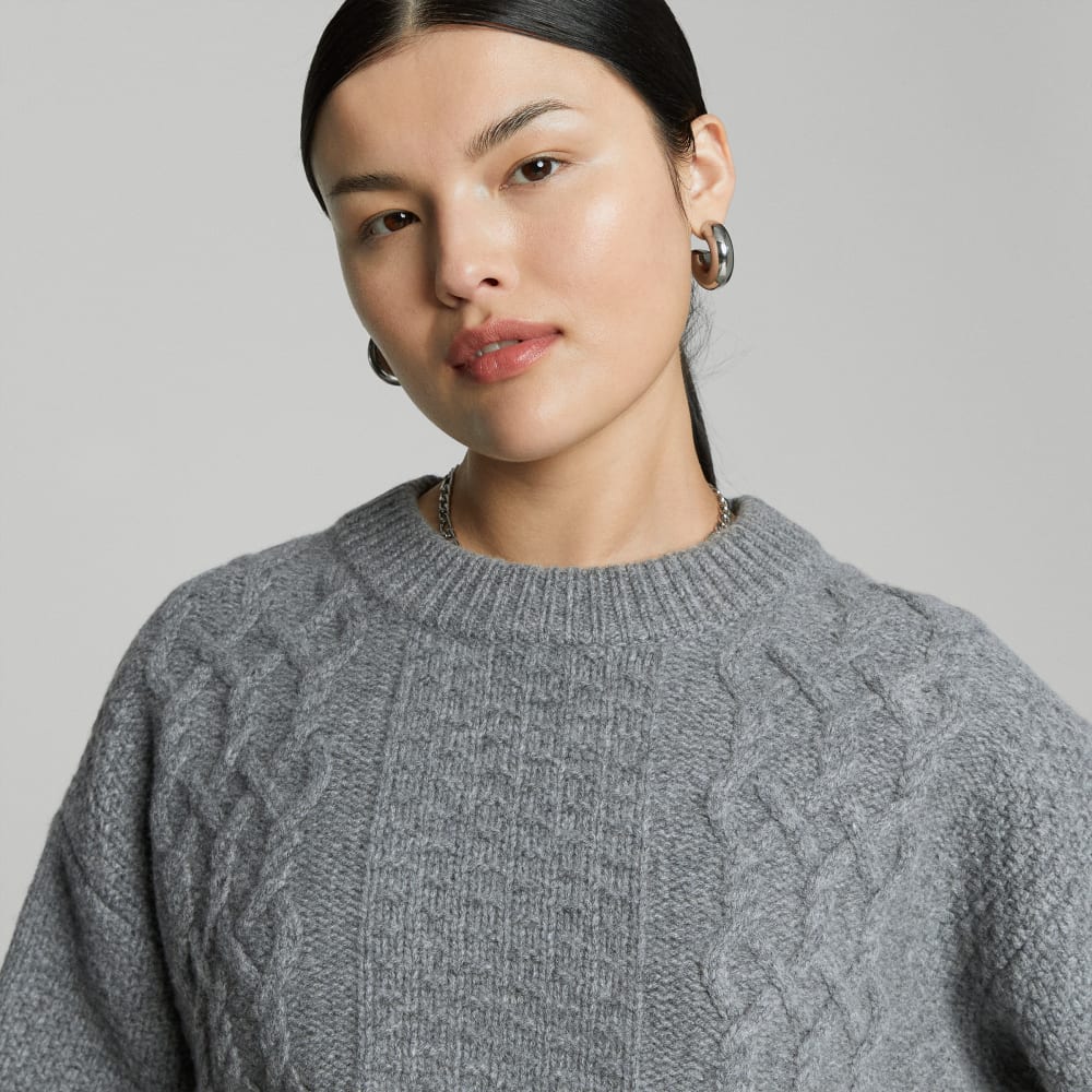womens-felted-merino-cropped-cable-sweater-heathered-mid-grey