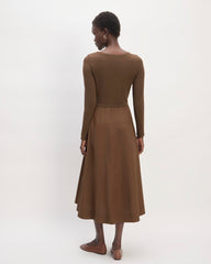 womens-long-sleeve-riviera-dress-cocoa