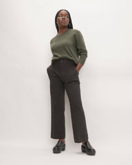 womens-cashmere-classic-crew-sweater-heather-army-green
