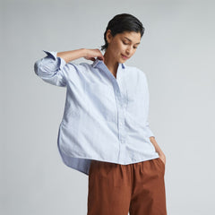 womens-boxy-oxford-soft-stripe-periwinkle-white | primary