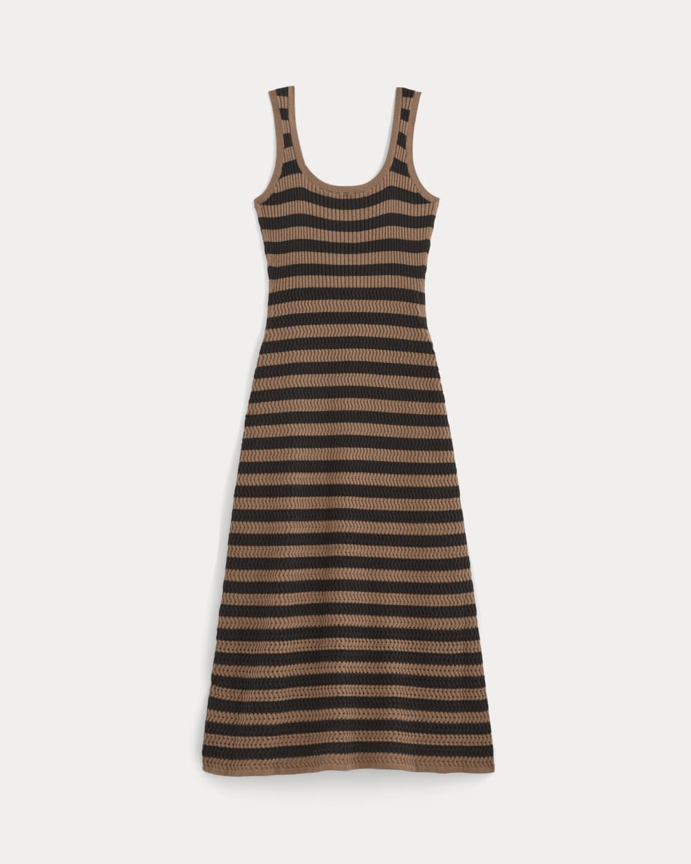 womens-crochet-tank-dress-mocha-black | alt