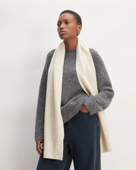 unisex-felted-merino-waffle-knit-scarf-hthr-oat | primary