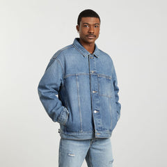 unisex-everyone-denim-jacket-broken-in-blue | primary