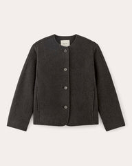 womens-rewool-cocoon-coat-heather-charcoal | alt