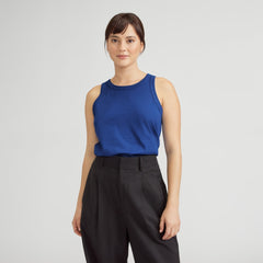 womens-organic-cotton-cutaway-tank-mazarine-blue | primary