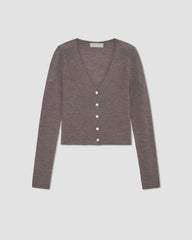 womens-ultrafine-merino-ribbed-cardigan-heather-cocoa | alt