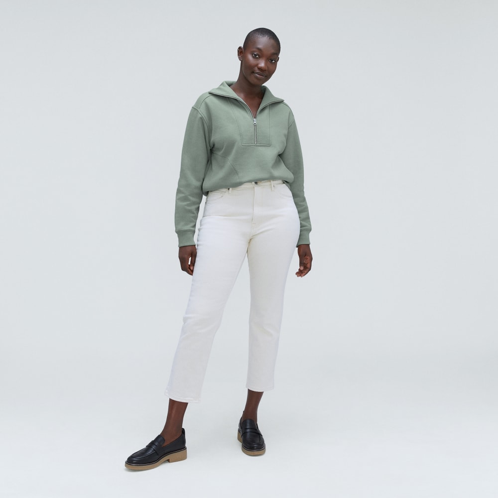 womens-track-half-zip-lily-pad