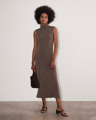 womens-turtleneck-dress-butterknit-butterknit-espresso | primary