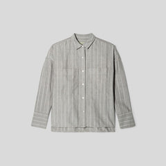 womens-boxy-oxford-soft-stripe-chocolate-white | alt
