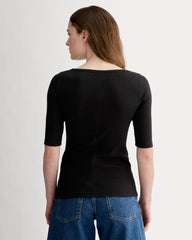 womens-supima-micro-rib-scoop-neck-tee-black