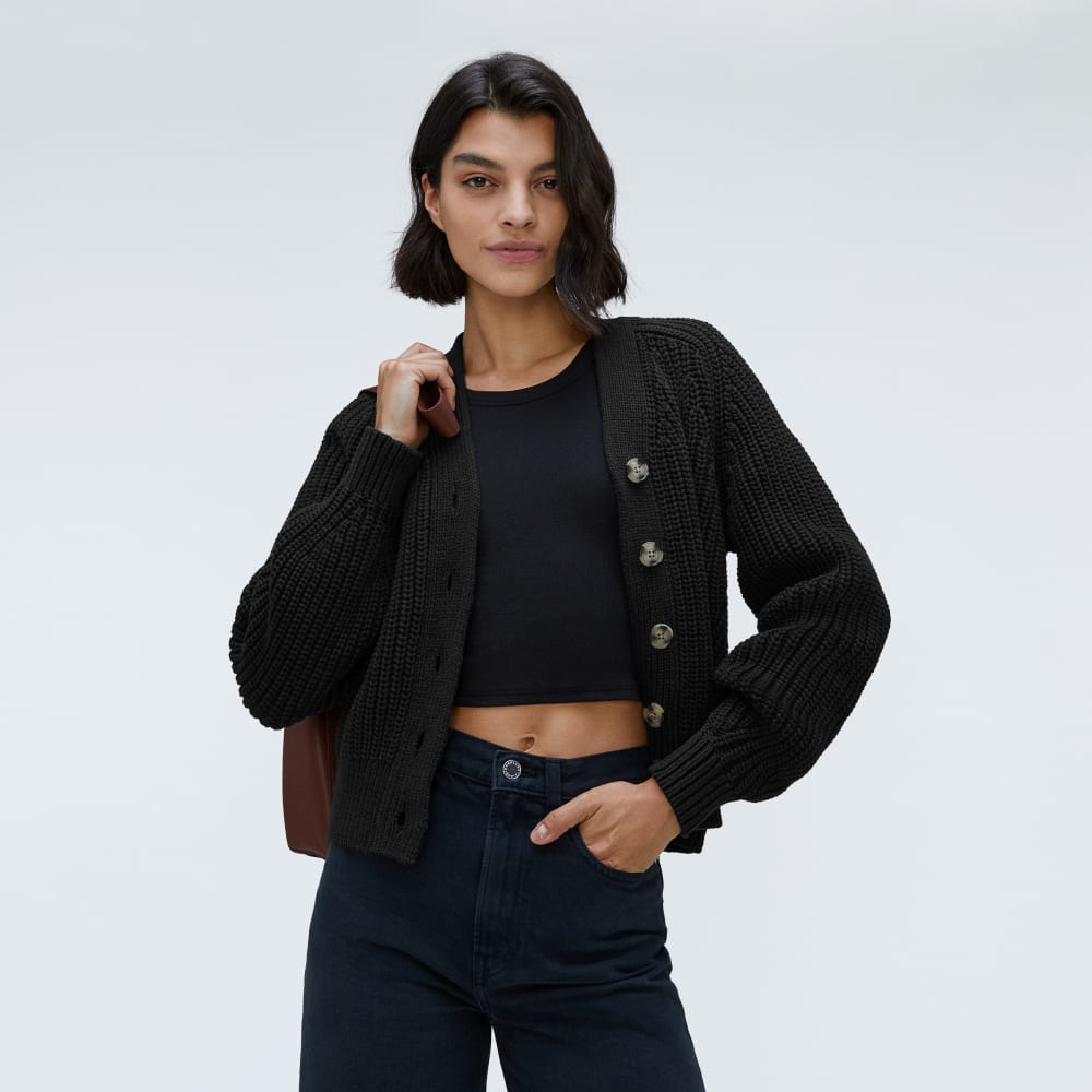 womens-texture-cotton-cardigan-black-2