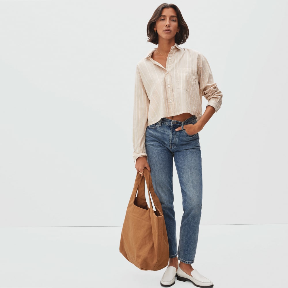 womens-silky-cttn-cropped-shirt-golden-brown-stripe