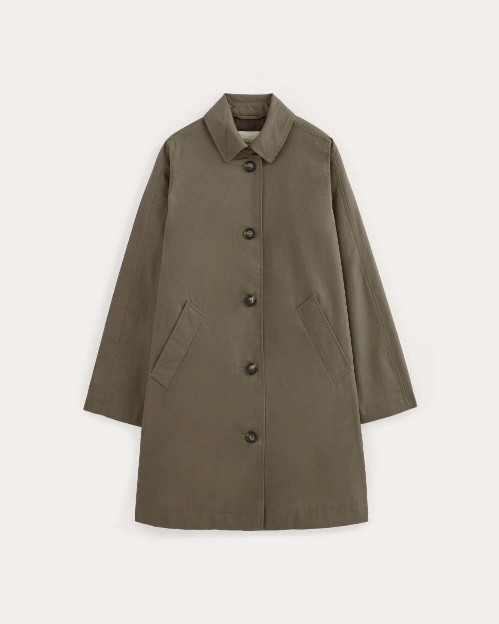 womens-cotton-twill-mac-coat-deep-taupe | alt