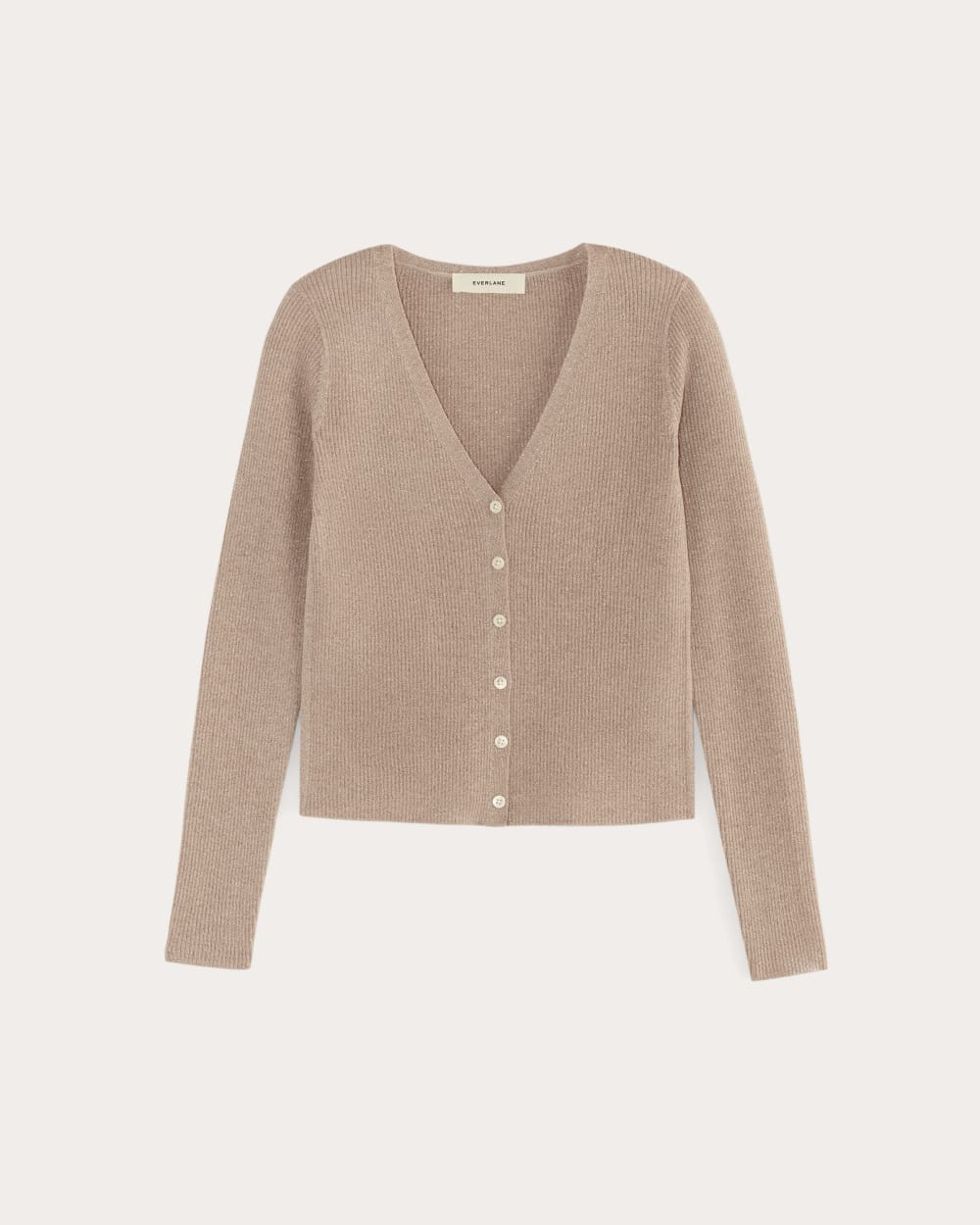 womens-lurex-merino-ribbed-cardigan-rose-gold | alt