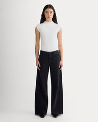 womens-form-funnel-neck-bodysuit-white | primary