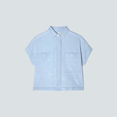 womens-rechambray-box-shirt-icy-blue | alt