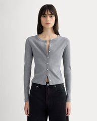 womens-selfie-cardigan-heather-grey | primary