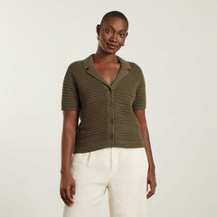 womens-crochet-knit-polo-beech | primary