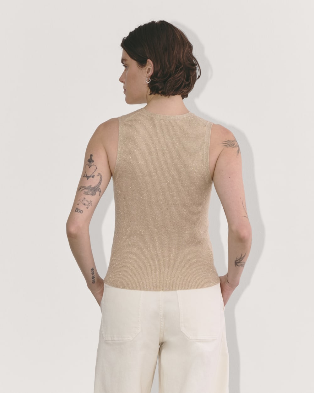 womens-lurex-merino-ribbed-tank-gold