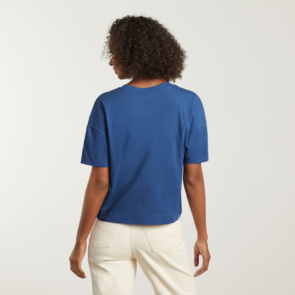womens-organic-ctn-boxy-v-tee-deep-blue | alt