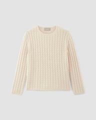 womens-cotton-merino-cable-crew-canvas | alt