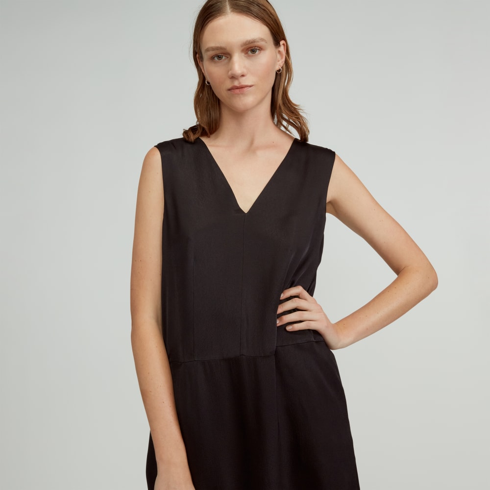 womens-satin-v-neck-maxi-dress-black